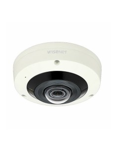 Hanwha Vision XNF-8010 RV Hanwha Vision. FISHEYE 360º IP 4MPX Hemysfice câmera 360º 1.6mm IR 15 m WDR IP66 / IK10 12VDC / POE +