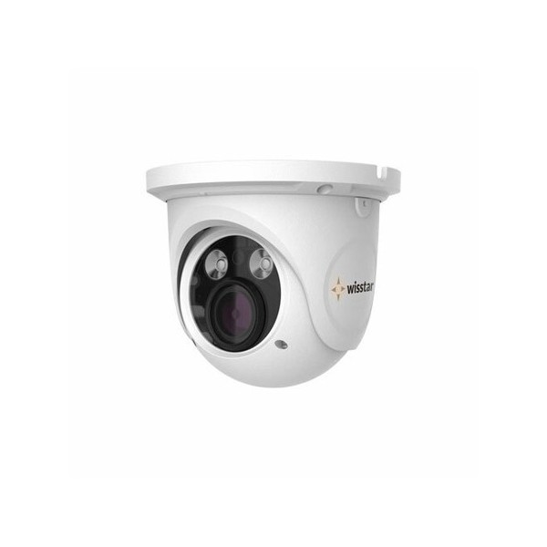 Acheter WISSTAR WS-2426-E WISSTAR. Caméra mini-dôme IP 2 Mpx, LED IR 20 m avec ICR, optique varifocale 2.8-12mm, IP66, 12 Vcc/Po