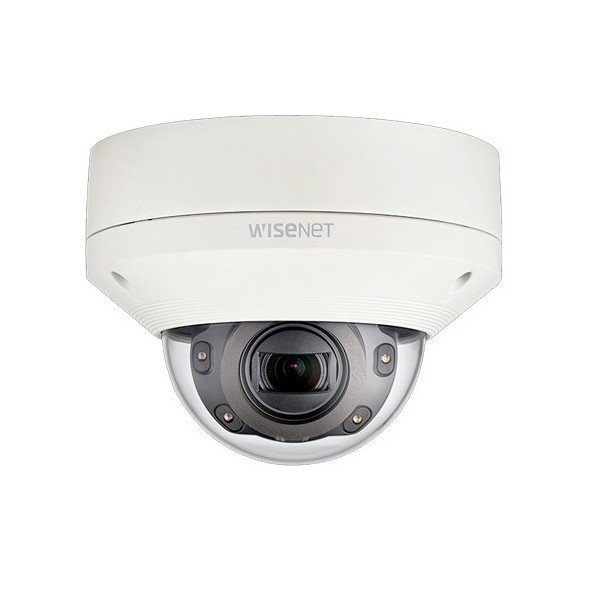 Visão de Hanwha XNV-6080R Hanwha Vision. Mini-Dome 2MPX câmera de mini-dome óptica motorizada 2.8-12mm Vá 50m com ICR WDR 150dB 
