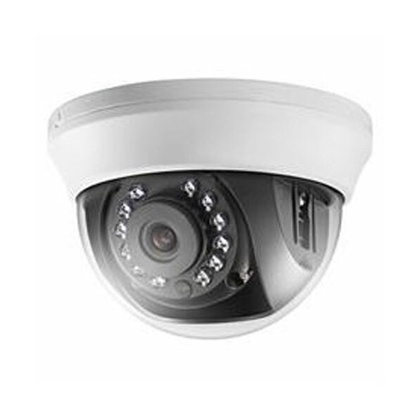 Hikvision Valor DS-2CE56D0T-IRMMF28C Hikvalue. Câmera Mini-Dome 4 em 1 (HD-TVI AHD HD-CVI e analógico) 2MPX Ótica fixa 2.8mm Voc