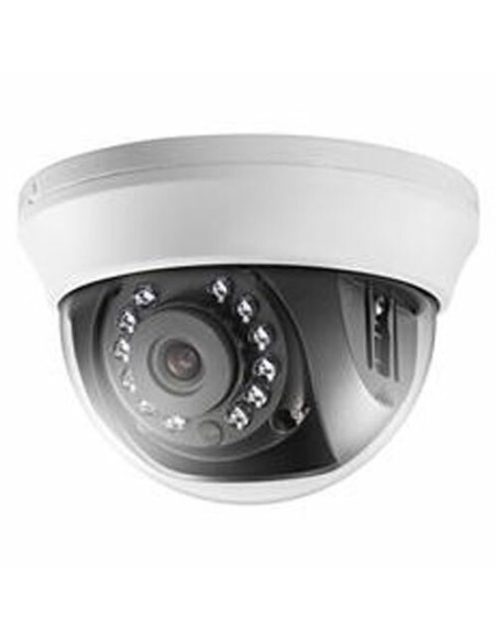 Hikvision Valor DS-2CE56D0T-IRMMF28C Hikvalue. Câmera Mini-Dome 4 em 1 (HD-TVI AHD HD-CVI e analógico) 2MPX Ótica fixa 2.8mm Voc