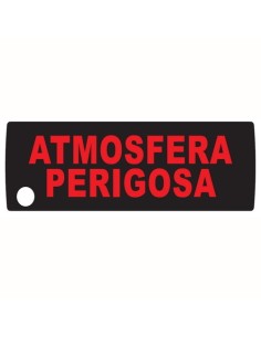 Venitem et-vn59x-pt venitem. Etiqueta para o indicador de extinção da série VN59X. Português "atmosfera de perigrosa"
