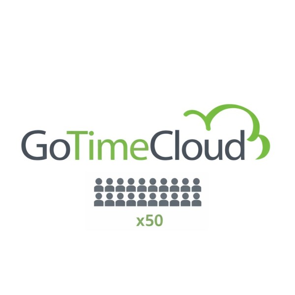 Zkteco Gotime Cloud 50 Zkteco. Licença anual de nuvem de nuvem de 50 usuários
