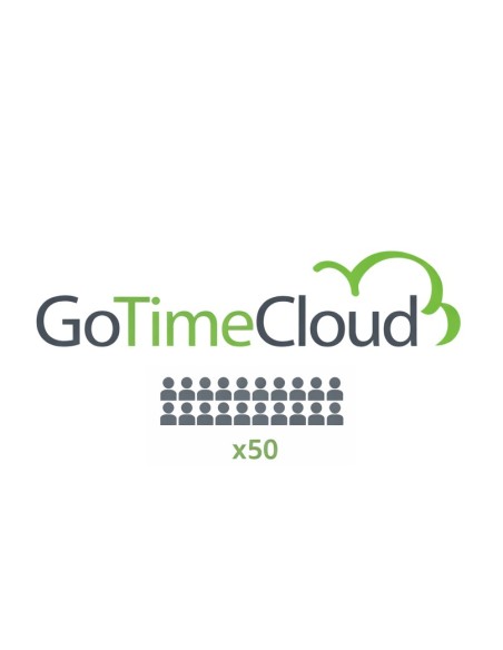 Zkteco Gotime Cloud 50 Zkteco. Licença anual de nuvem de nuvem de 50 usuários