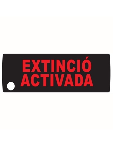 Venitem et-vn59x-ct venitem. Etiqueta para o indicador de extinção da série VN59X. Catalão.