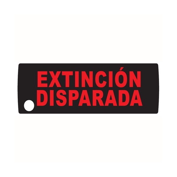 Acheter VENITEM ET-VN59X-E2 VENITEM. Étiquette pour indicateur d’extinction série VN59X. Texte « Extinction déclenchée ».