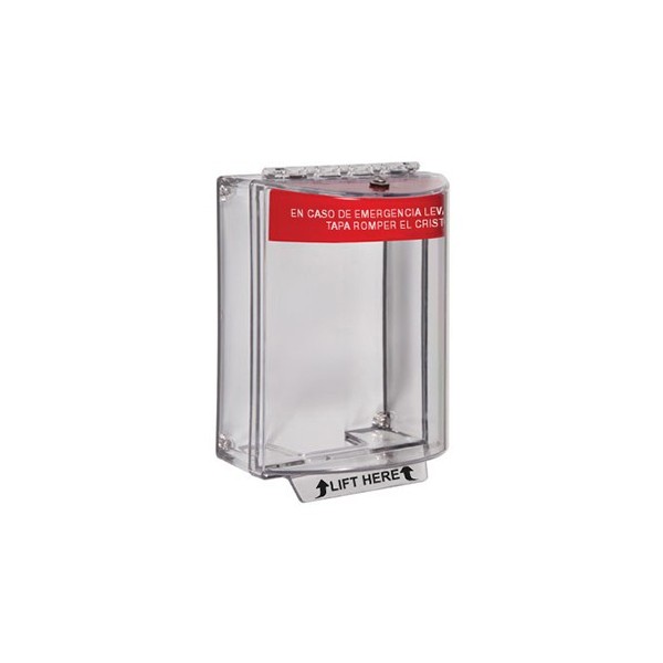 Sti sti 13120fr sti. Capa protetora IP54 com sirene para botão de superfície