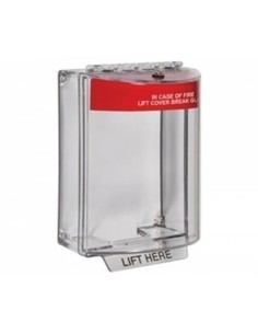 Acquistare STI STI 13120FR/PT STI. Coperchio protettivo IP54 con sirena per pulsante da superficie. Testo in portoghese.