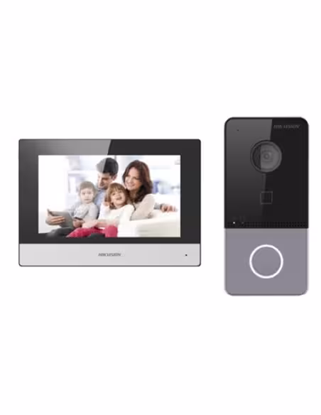 Kaufen HIKVISION BASIC DS-KIS603-P HIKBASIC. IP-Video-Türsprechanlagen-Kit mit 1 Ruftaste. Enthält: 1x DS-KV6113-WPE1 DS-KH6320