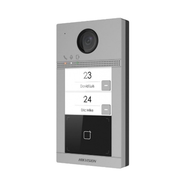 Kaufen HIKVISION BASIC DS-KV8213-WME1/FLUSH HIKBASIC. IP-Video-Türsprechanlage für den Außenbereich mit 2 Ruftasten für Unterput