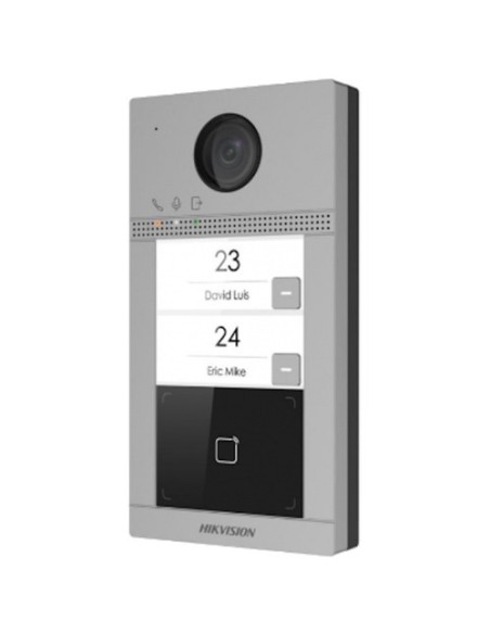 Acquista HIKVISION BASIC DS-KV8213-WME1/FLUSH HIKBASIC. Videocitofono IP da esterno con 2 pulsanti di chiamata per montaggio a i
