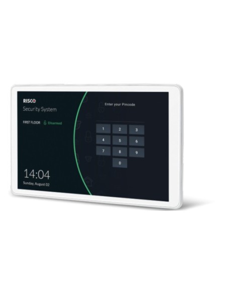 Risco RP432KPT000A Risco. 8 "Teclado de tela de toque Riscontrol para Lightsys V 6.05 e Prosys Plus V 1.4.