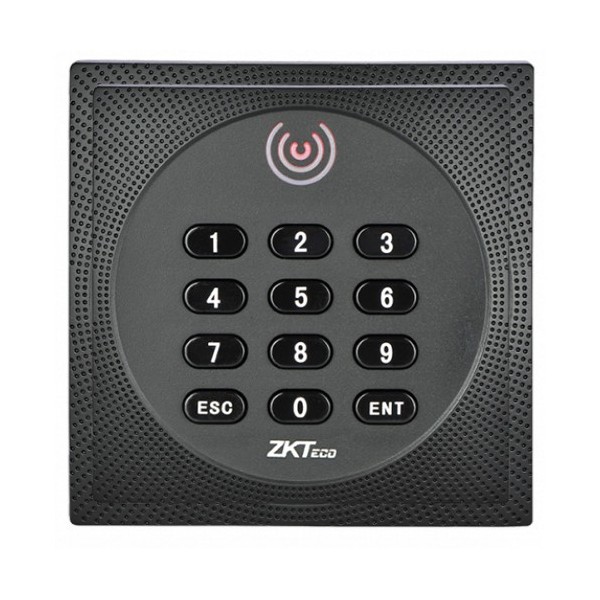 Zkteco kr614-osdp zkteco. Leitor duplo EM / MF com teclado IP64 RS485 e conexão OSDP. Compatível com o Controlador INBIO-PRO e A