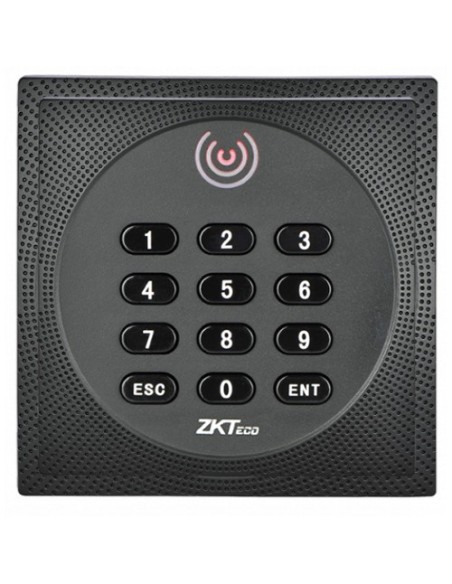 Zkteco kr614-osdp zkteco. Leitor duplo EM / MF com teclado IP64 RS485 e conexão OSDP. Compatível com o Controlador INBIO-PRO e A