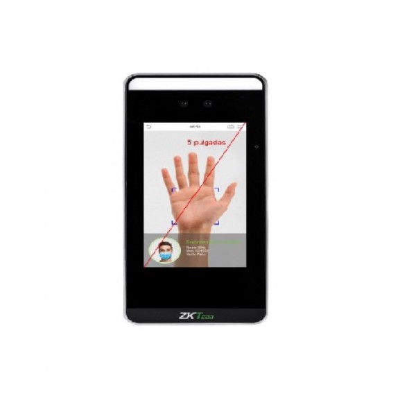 Acheter ZKTECO V5L-RF-P-DUAL-W ZKTECO. Terminal autonome biométrique facial, palmaire et de proximité RFID EM 125 kHz pour le co