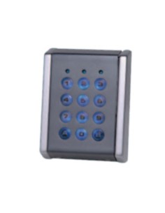 XPR LCS-RS-72C XPR. Teclado de superfície metálico compatível com a caixa WS4 em chaves de alumínio moldado cinza e plástico ret