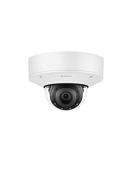 Visão Hanwha PNV-A9081R HANWHA Vision. Mini-cúpula 8MPX Motor óptico óptico 4.5-10 mm IR 30M P-IRIS WDR AIA AIA Avançado Analyti