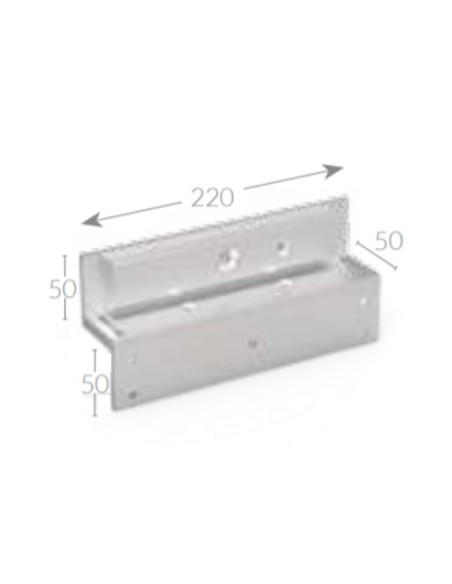 Acquista OPENERS MEZ1 OPENERS. Squadra di fissaggio tipo "Z" per ME400/420 ME500/510 e ME600/620 (necessarie 2 unità)