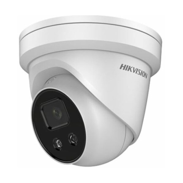 Acheter HIKVISION PRO DS-2CD2386G2-ISU/SL2 HIKPRO. Mini-dôme IP 8 Mpx IR 30 m, objectif fixe 2.8mm, alarme avec lumière strobosc