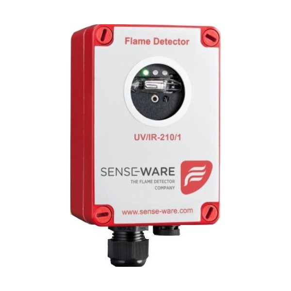 Senseware FF978 Senseware. Detector de chama de dupla tecnologia UV / IR para zonas de segurança intrínsecas