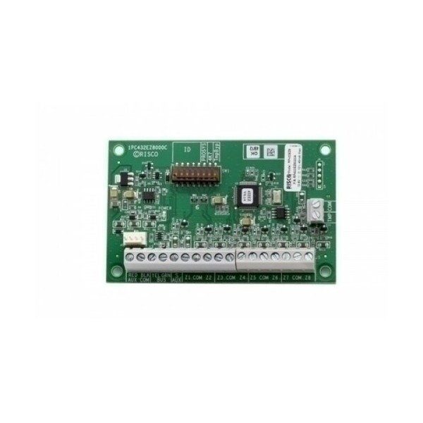Risco RP432EZ8000C Risco. Módulo Expanitário de 8 Zonas com fio para Luz Luz e Prosys Plus