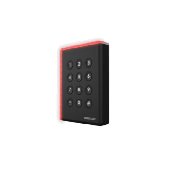 Acquistare HIKVISION BASIC DS-K1108AMK HIKBASIC. Tastiera con lettore Mifare IP 65 comunica tramite RS485 o Wiegand (26/34)