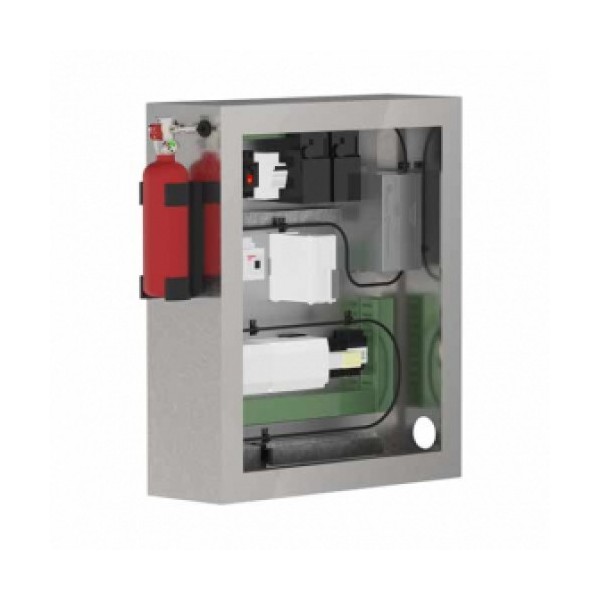 Firfire Airfire Arfco213nm. Sistema de extinção para painel elétrico. Ação indireta. 10 kg de CO2