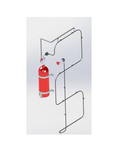 Kaufen AIRFIRE ARFFK509ND AIRFIRE. Löschsystem für den Schaltschrank. Indirekte Auslösung. 9 kg Novec 1230
