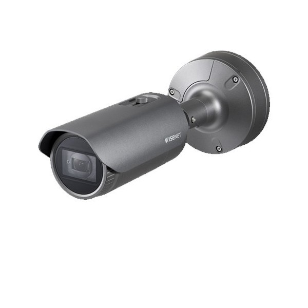 Visão Hanwha XNO-6080R HANWHA Vision. Câmera de 2MPx motorizada iptic ip ip 2mpx 2.8-12mm IV50 m com ICR WDR 150 dB H.265 60IPS 