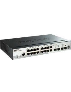 D-LINK DGS-1510-20 von D-LINK kaufen. Switch mit 16 Kupfer-Ports 10/100/1000 + 2 SFP 1000 + 2 SFP 10 Gbit/s. Verwaltbar auf Laye