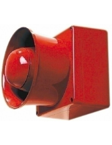 Ziton ZP755W-R ZITON. Sirene exterior analógico alimentado de gravata para sistemas Ziton.
