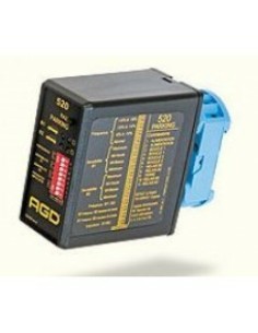 OEM Kit AGD520P3 Casmar. O estacionamento de analisador de loop indutivo de 2 canais com soquete (não inclui cabo preparado).