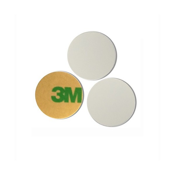 Kaufen Sie OEM EAR20-S50 CASMAR. Runder Mifare-1356-MHz-Klebe-Tag mit 20 mm Durchmesser und einseitigem 3M-Kleber.
