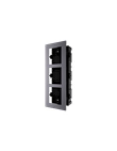 Acheter HIKVISION BASIC DS-KD-ACF3 HIKBASIC. Cadre d’encastrement à 3 modules pour vidéophones modulaires Hikvision