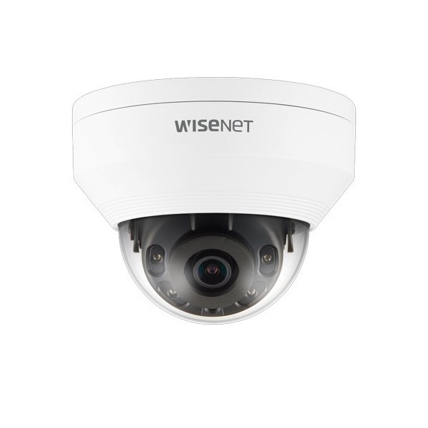 Acheter HANWHA VISION QNV-6012R HANWHA VISION. Caméra mini-dôme IP 2 Mpx, optique fixe 2,8 mm, IR 20 m avec ICR, WDR, H.265, E/S