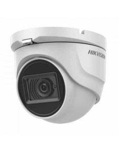 Hikvision Pro DS-2CE76H8T-ITMF 2.8 HIKPRO. Câmera Mini-Dome HD-TVI AHD HD-CVI e Ótica Fixa Analógica 5MPX 2.8mm Exir 30M WDR IP