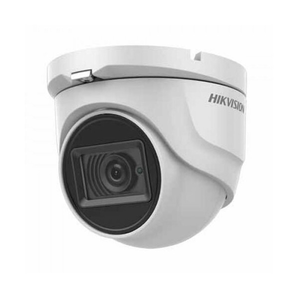 Hikvision Pro DS-2CE76H8T-ITMF 2.8 HIKPRO. Câmera Mini-Dome HD-TVI AHD HD-CVI e Ótica Fixa Analógica 5MPX 2.8mm Exir 30M WDR IP