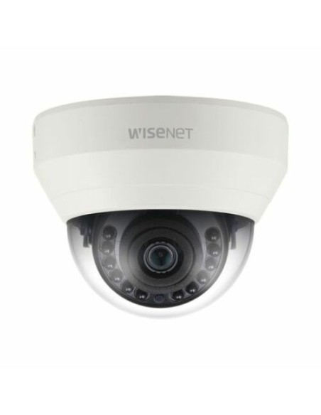 Hanwha Vision HCD-6020R Hanwha Vision. Câmera Mini-Dome 4 em 1 (AHD TVI CVI e CVBS) 2MPx Ótica fixa 4mm GO 20 m com ICR WDR INT