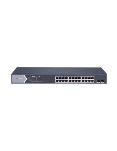 Comprare HIKVISION BASIC DS-3E1526P-SI HIKBASIC. Switch PoE a 24 porte in rame 10/100/1000 (porte PoE+ at/af estese 300 m)