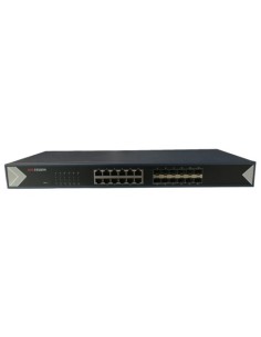 Acquista HIKVISION BASIC DS-3E0524TF HIKBASIC. Switch con 12 porte in rame 10/100/1000 + 12 FO SFP da 1 Gb. Livello 2. Non gesti
