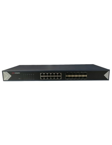 Acquista HIKVISION BASIC DS-3E0524TF HIKBASIC. Switch con 12 porte in rame 10/100/1000 + 12 FO SFP da 1 Gb. Livello 2. Non gesti