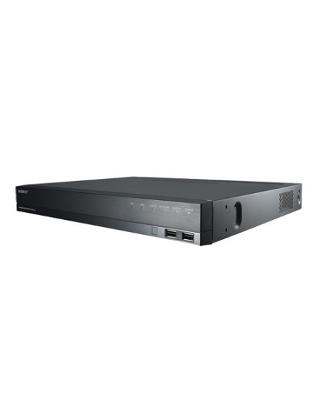 Hanwha Vision XRN-820S (sem HDD) Hanwha Vision. NVR de 8 CH Poe até 8MPX 50 Mbps Cybersecurity H.265 VideosetrUturalização ou