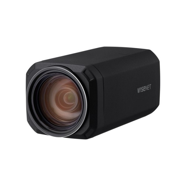 Hanwha Vision XNZ-L6320 Hanwha Vision. 2MPX Câmera Compacta Zoom X32 WDR H.265 E / S Alarme / Áudio 12VDC / PoE.