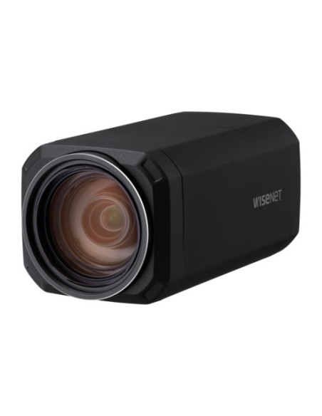 Hanwha Vision XNZ-L6320 Hanwha Vision. 2MPX Câmera Compacta Zoom X32 WDR H.265 E / S Alarme / Áudio 12VDC / PoE.