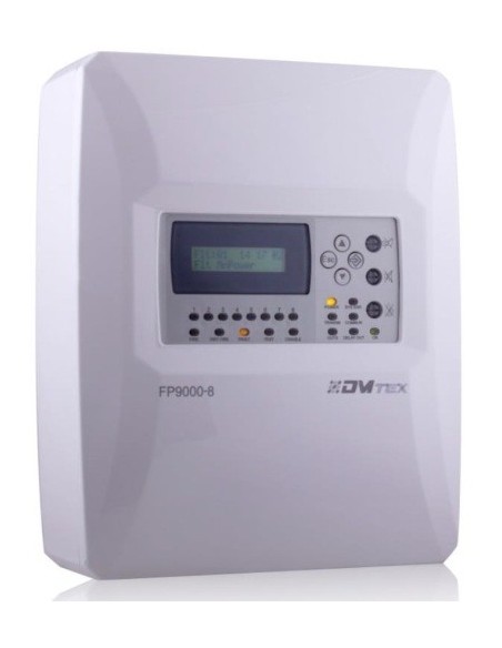 Kaufen DMTECH FP9000-8/SP DMTECH. Konventionelle Zentrale mit 8 Zonen auf Spanisch mit LCD-Display