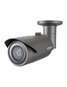 Hanwha Vision QNO-7012R HANWHA Vision. 4mpx Bala óptica fixa IP 4mm mm IR 25 m com ICR WDR H.265 SD IP66 IK10 12VDC / PoE