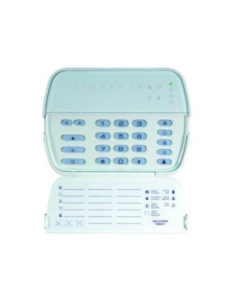 DSC RFK5508E1 DSC. 8 Zonas de teclado de energia LED e receptor de rádio para poder