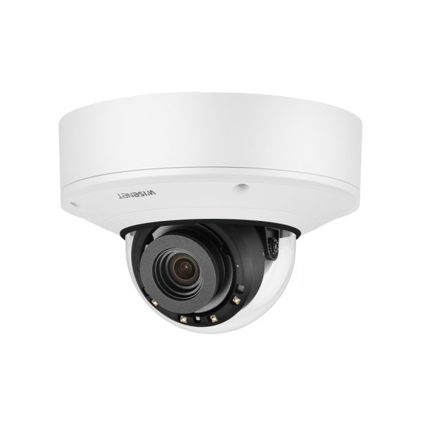 Hanwha Vision XNV-9082R HANWHA Vision. Mini-Dome 8MPX câmera de mini-dome de óptica motorizada 2.8-8.4mm GO 40M WDR 150dB ANAVAV