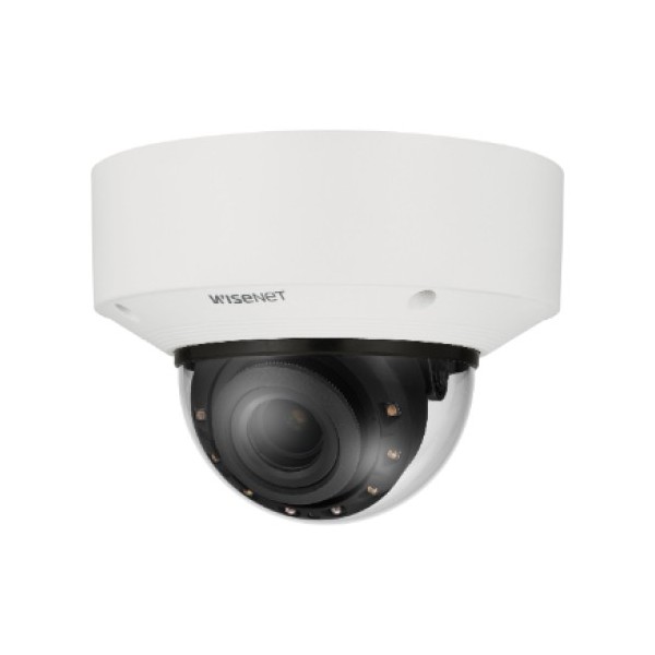 Hanwha Vision XNV-C6083R HANWHA Vision. Mini-Dome 2MPX câmera de mini-dome óptica motorizada 2.8-12mm Ir 40m WDR 150db Analytics
