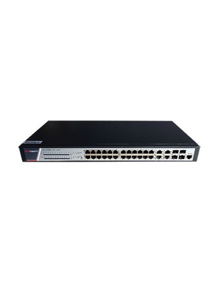 Kaufen HIKVISION BASIC DS-3E2528P HIKBASIC. PoE-Switch mit 24 Kupferports 10/100/1000 (24 PoE+-Ports) + 4 Combo-Ports 1000. PoE